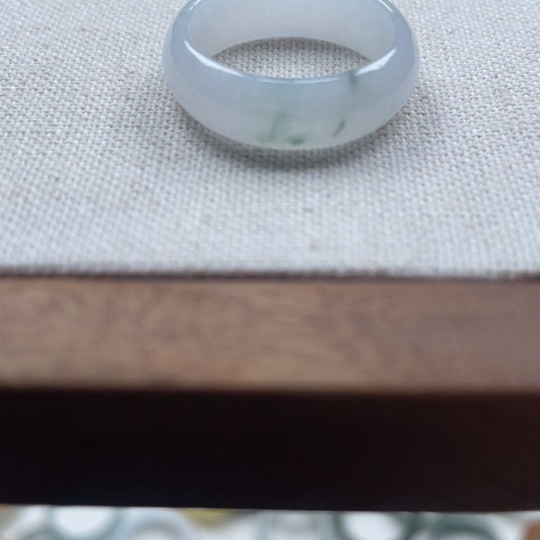 翡翠戒指未镶嵌15 号 港码 17