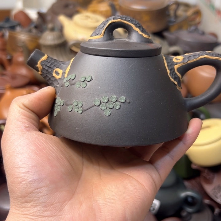 紫砂茶壶紫砂壶盖子磕碰