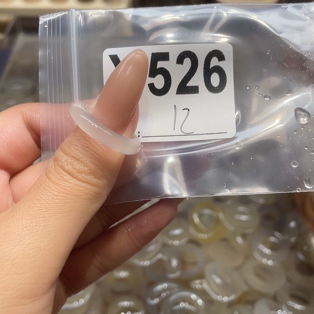 玛瑙/玉髓未镶嵌戒指526