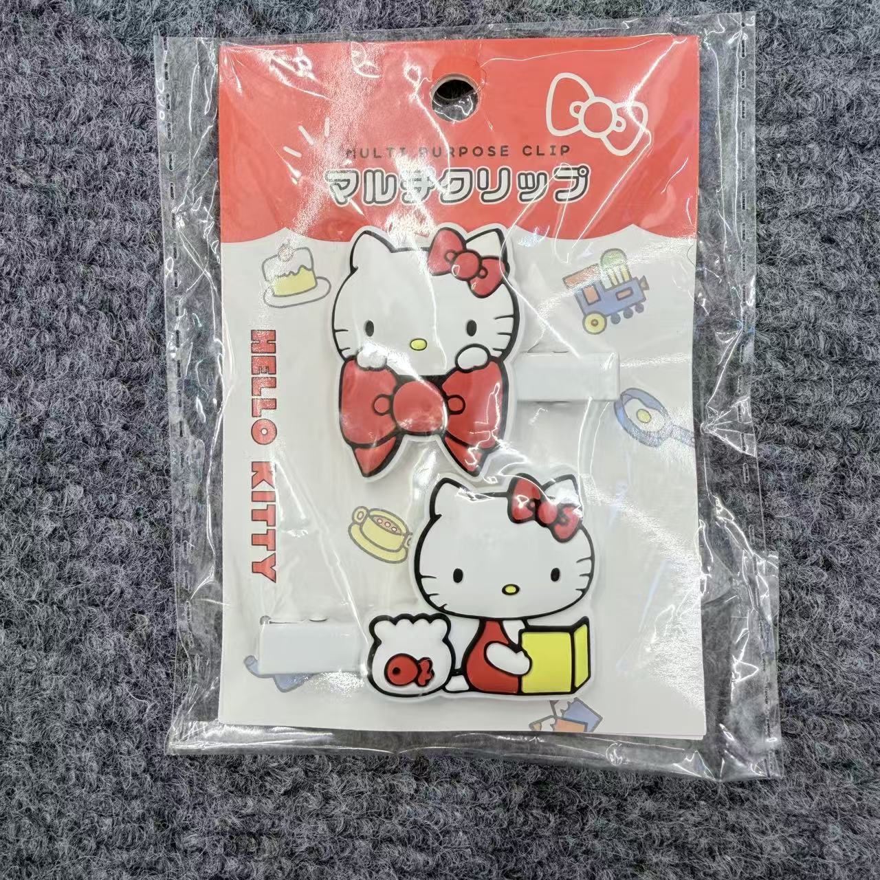 欣欣在韩国/新款爆款鞠婧祎鸭嘴夹凯蒂猫蝴蝶结小鞠发夹HH01