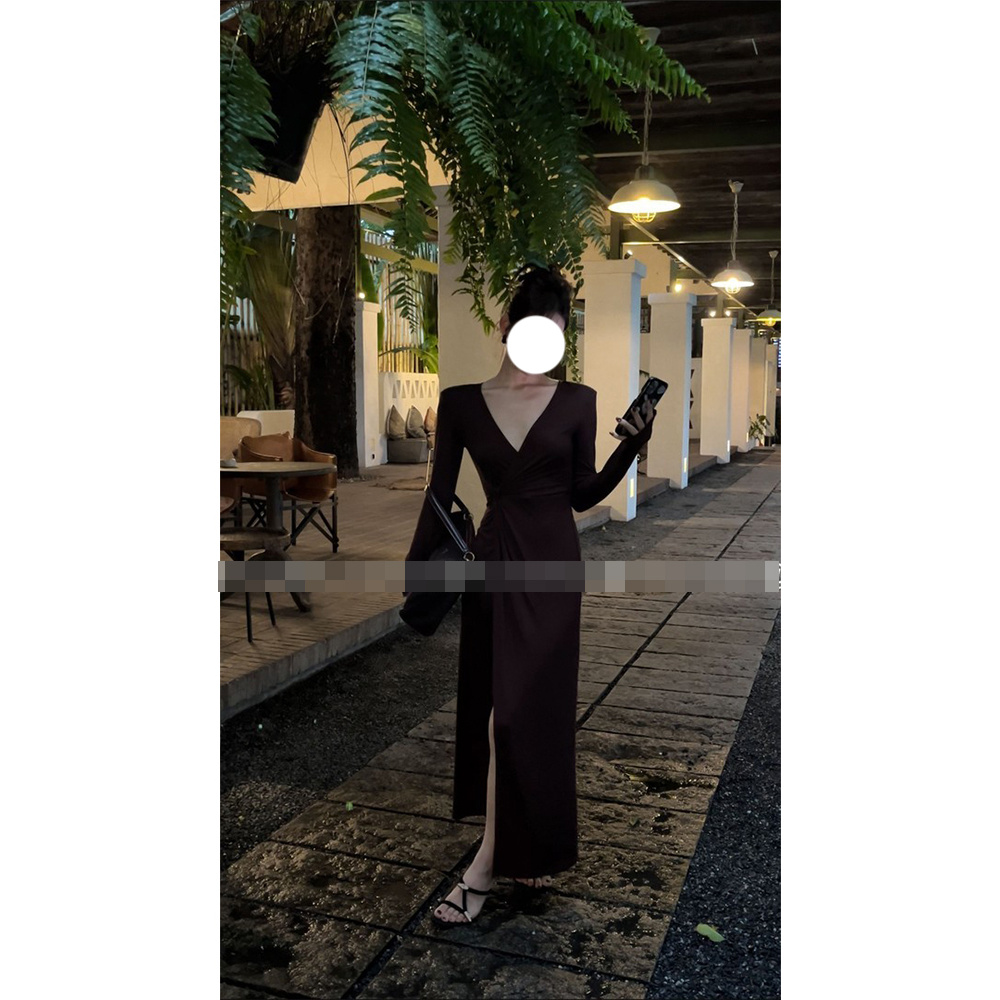 |阿尔忒弥斯的眼泪复古设计唯美梦幻法式小众设计连衣裙