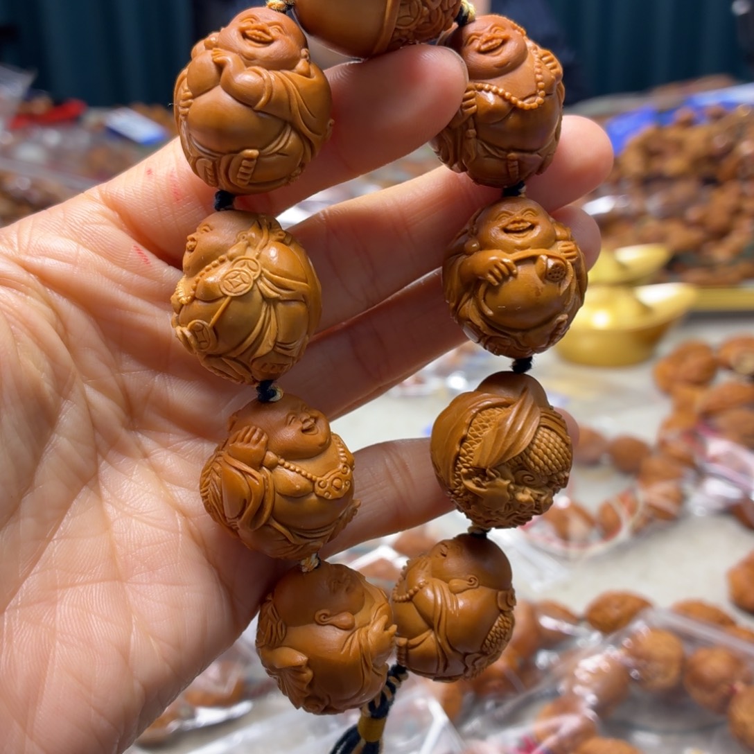 一***休橄榄核吊坠橄榄核