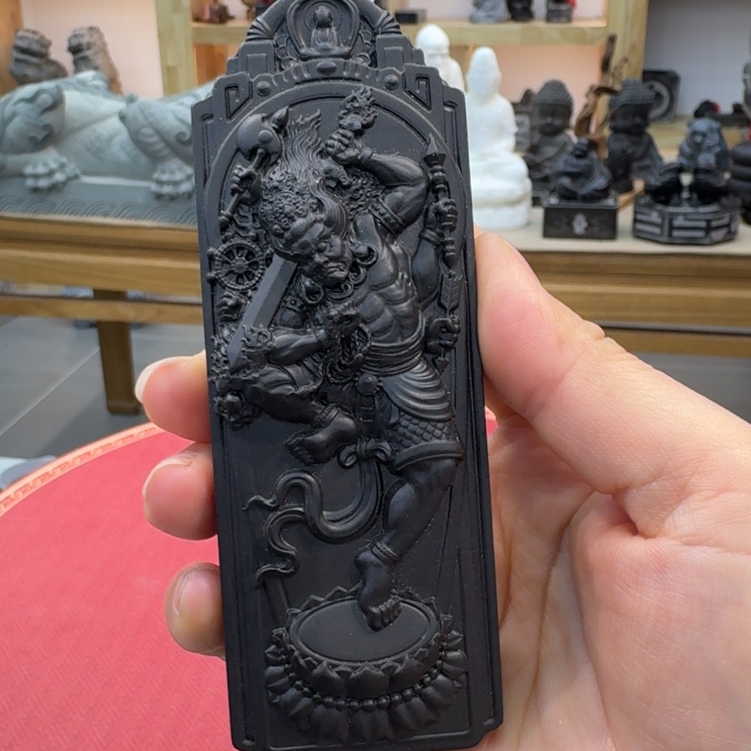 西安石晋錾石雕手工雕刻摆件