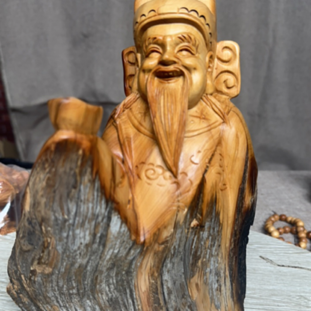 崖柏根雕天然随型工艺精美摆件