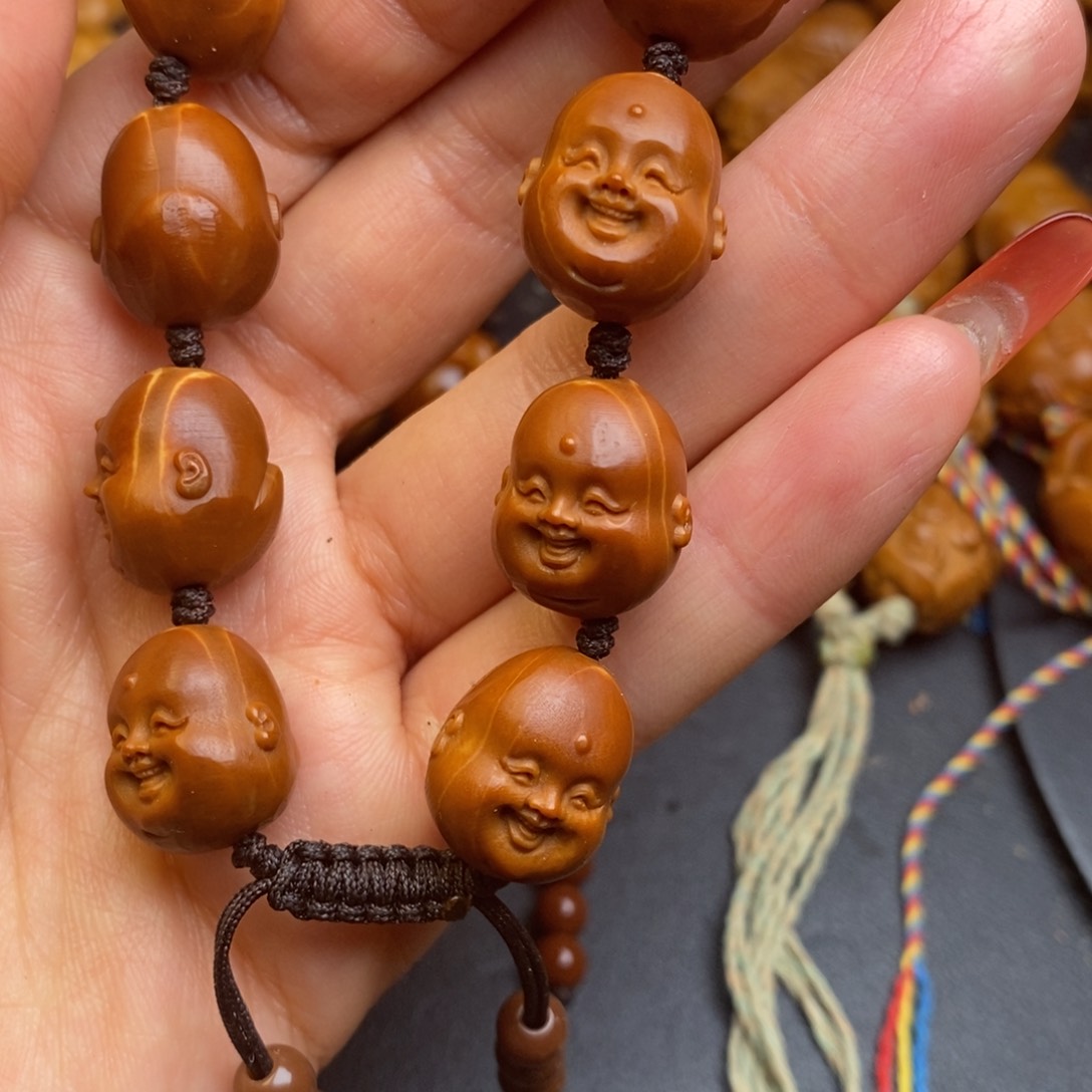 橄榄核吊坠十分开心1.4