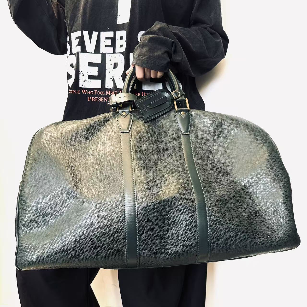 95新 LouisVuitton/路易威登 LV绿色手提包 2506260515