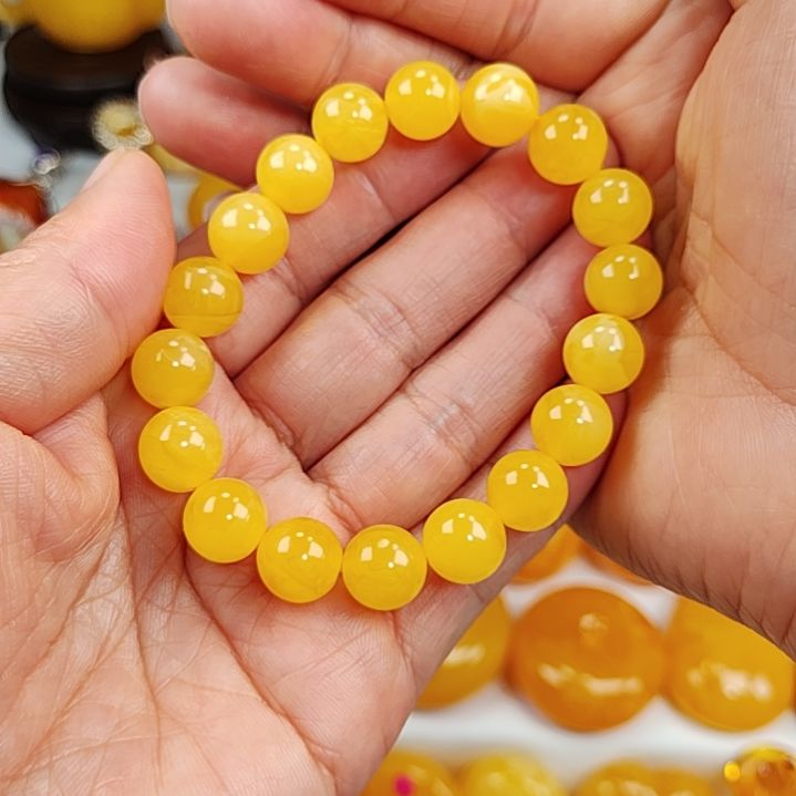 琥珀手串未镶嵌手串10