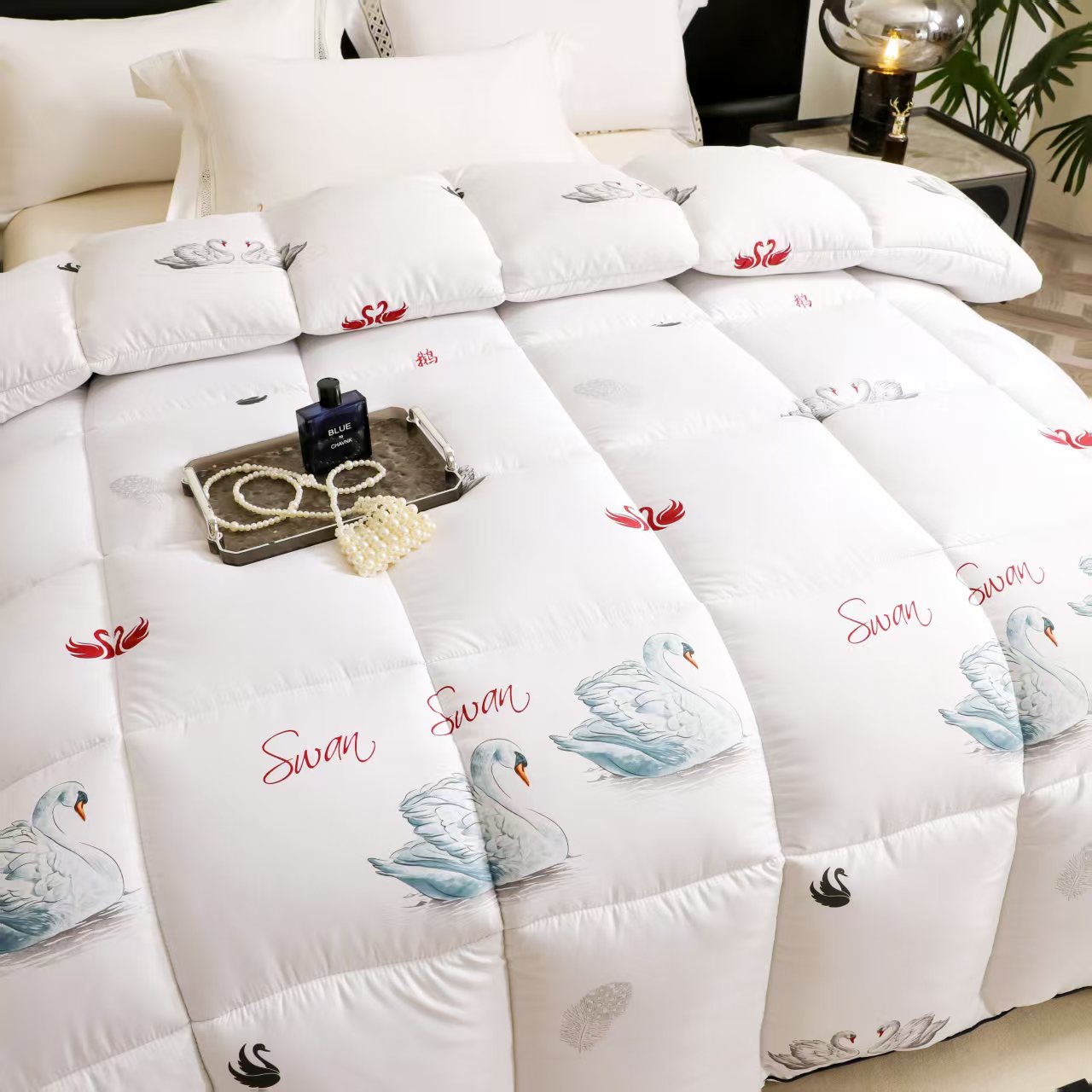 【董事长秋冬严选】高端定制加厚保暖零压力羽丝绒冬被-Hsh