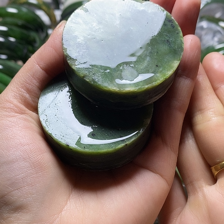 和田玉（碧玉）手镯未镶嵌碧玉镯芯