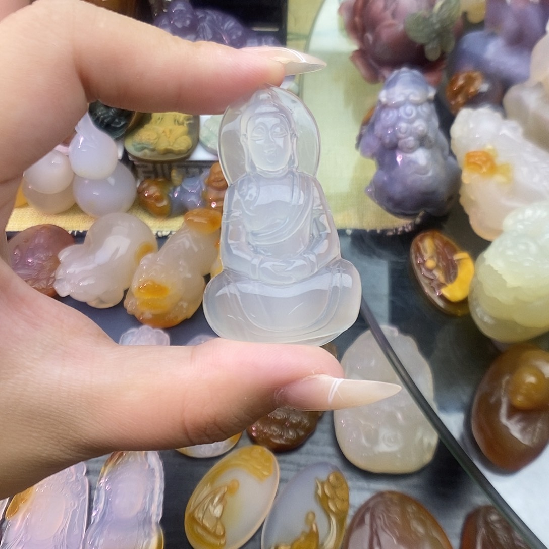 玛瑙/玉髓未镶嵌颈饰