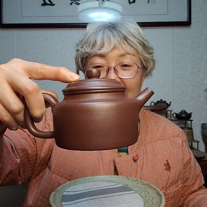 茶壶紫泥紫泥德钟300毫升左右