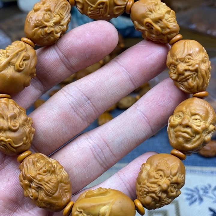 橄榄核手串/手链橄榄核雕工艺手串