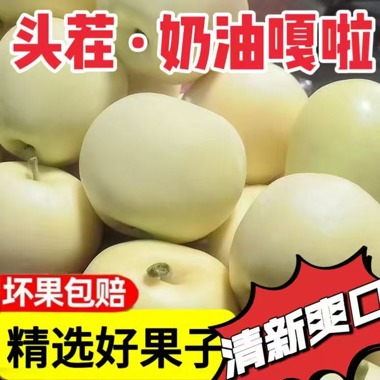 【2025年新果上市】头茬奶油嘎啦苹果当季新鲜脆甜水果产地直发