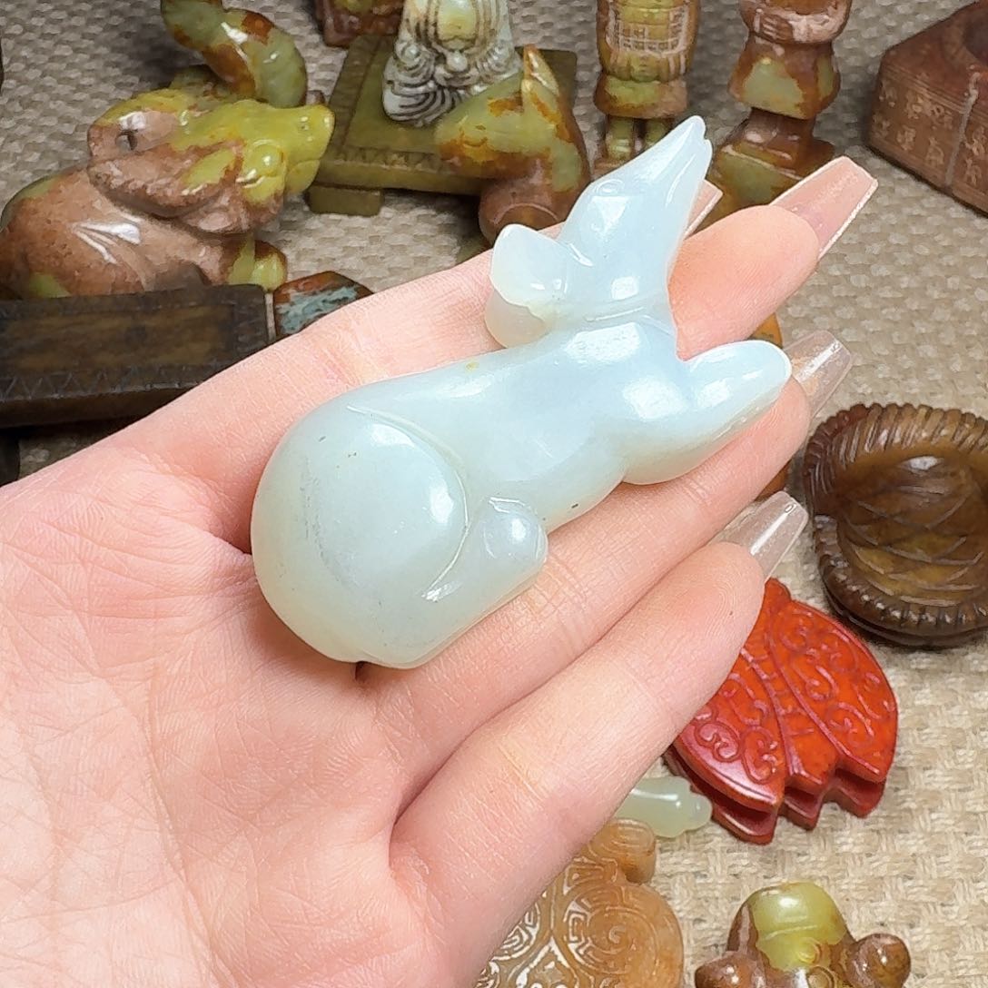 白玉菩提吊坠挂件