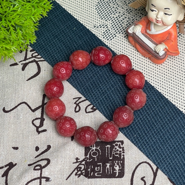 大卡草莓款菩提女生适戴