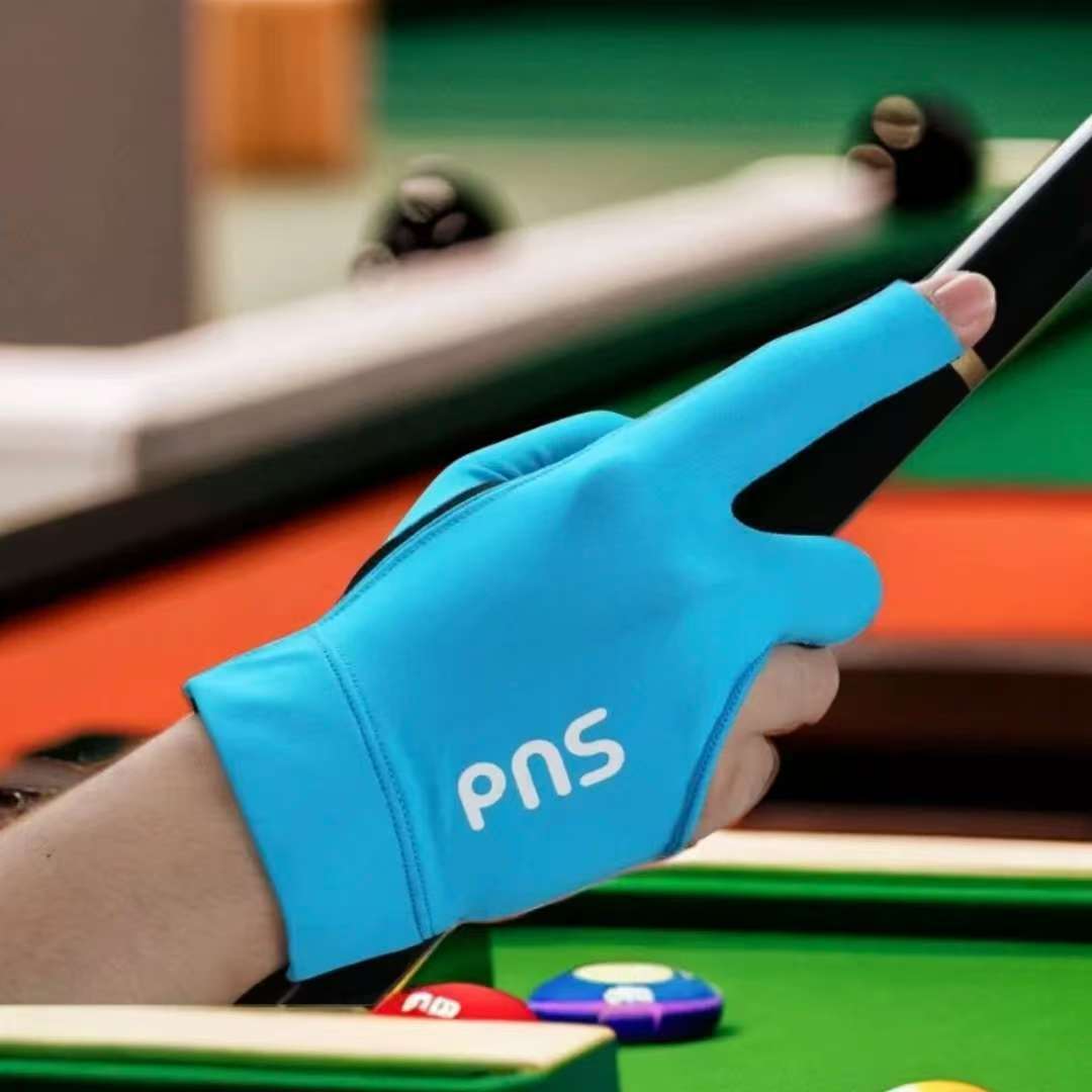 PNS专业台球手套三指防滑手套露指包邮男女左手手套右手桌球用品