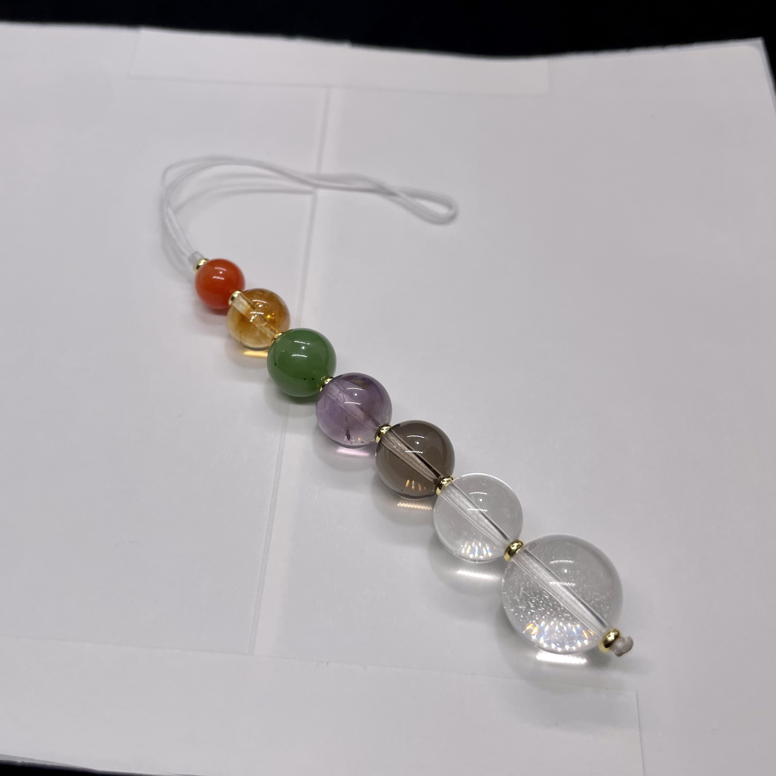 【祛五毒】南红水晶碧玉多宝手机挂 KT25052425