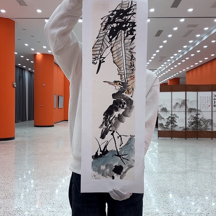 国画吴颖老先生、备案原作、去伪存真原作