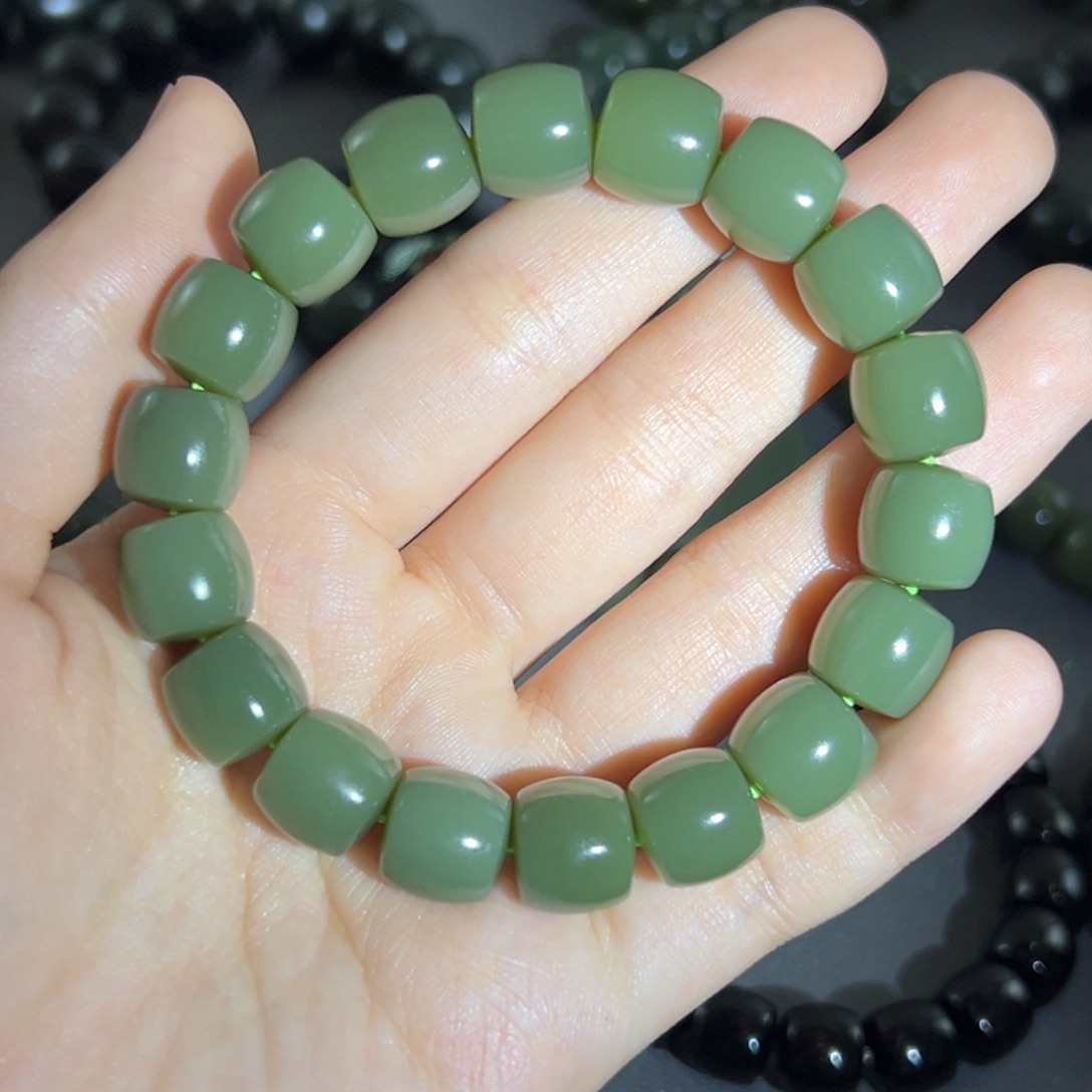 和田玉手链未镶嵌