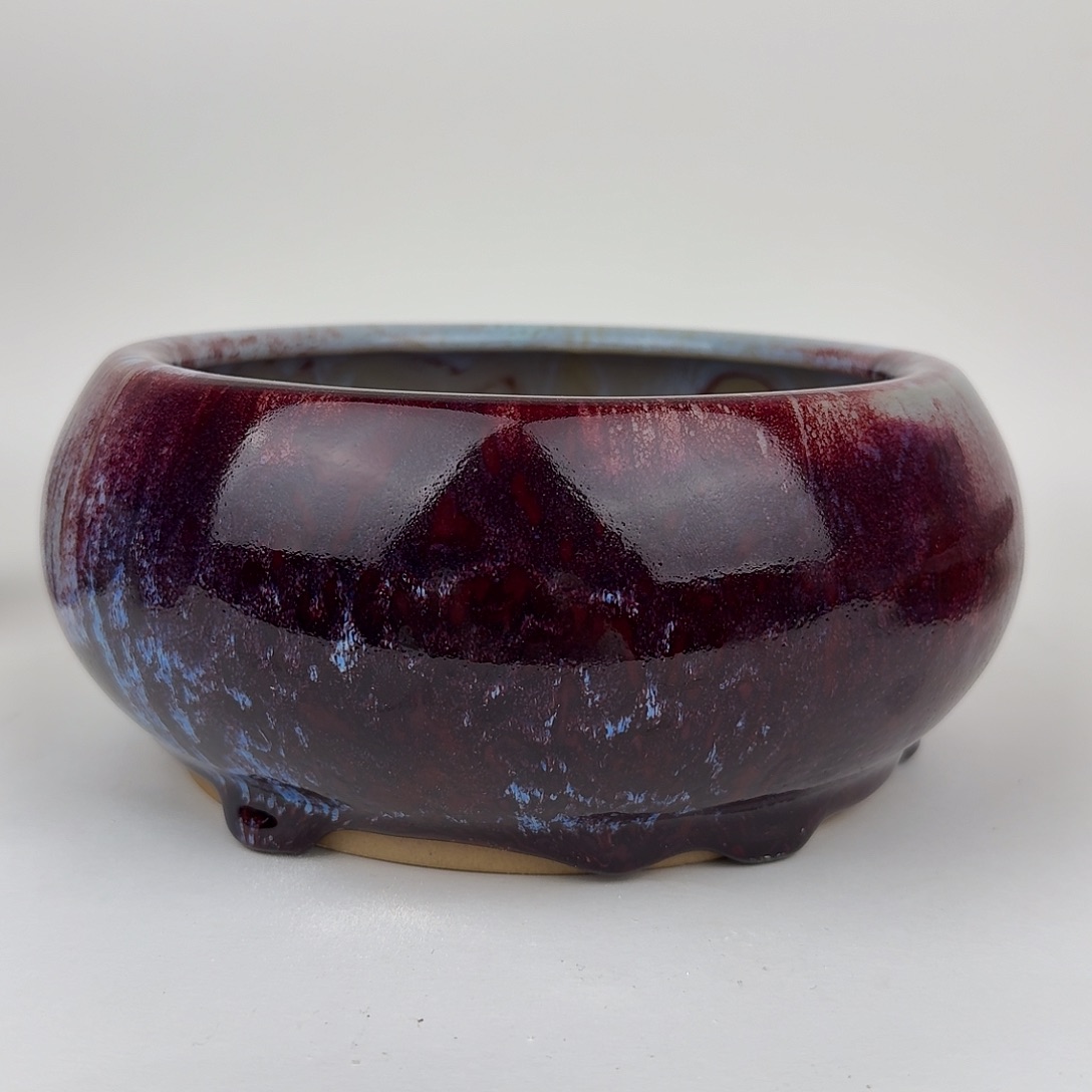 钧瓷茶洗瑕品传统工艺制作