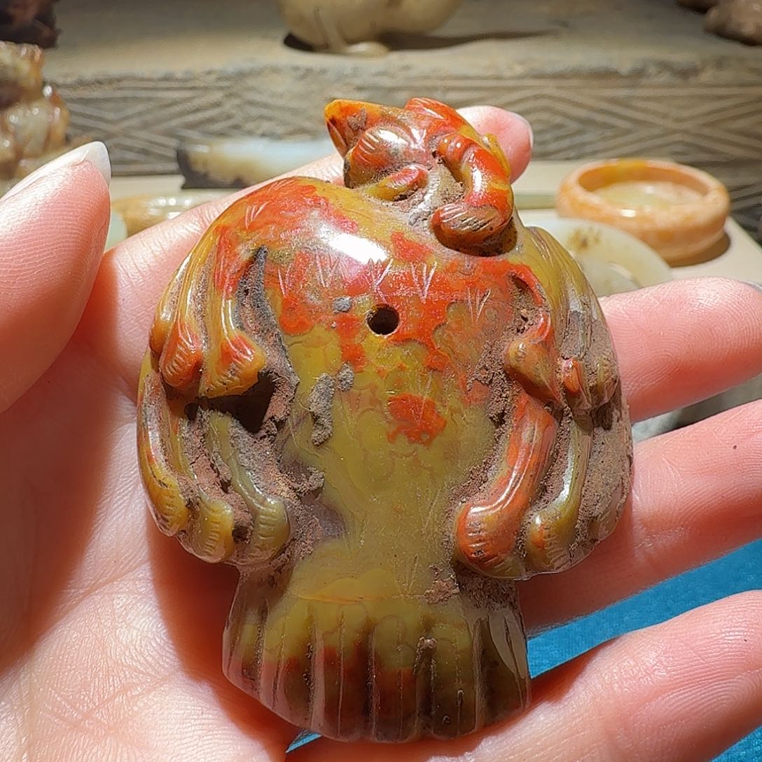 问***千和田玉未镶嵌挂件