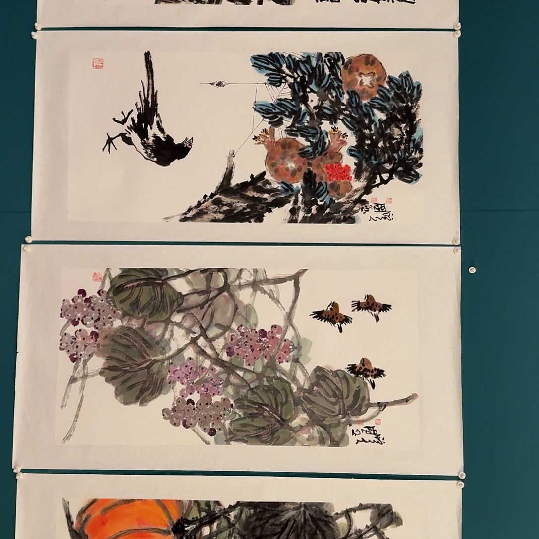 国画单老师作品画作