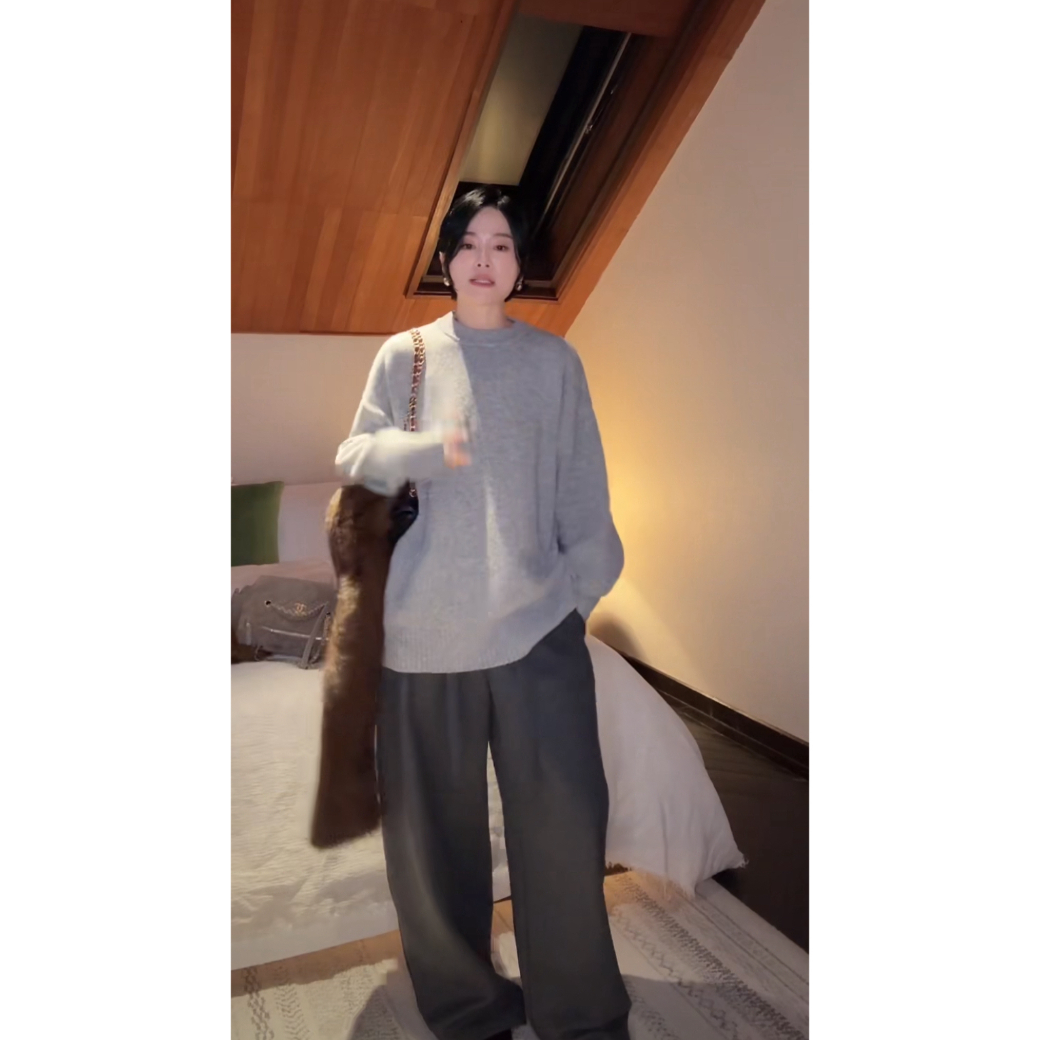 LIS&AZ-巨能搭三方光板毛衣XY120614