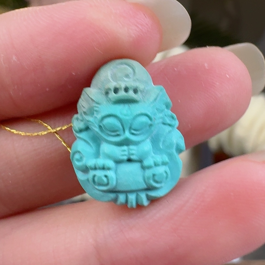 绿松石珠宝奇石未镶嵌