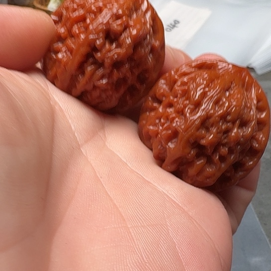 文玩核桃吊坠望月041