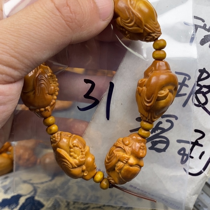 橄榄核手串/手链橄榄核雕工艺手串