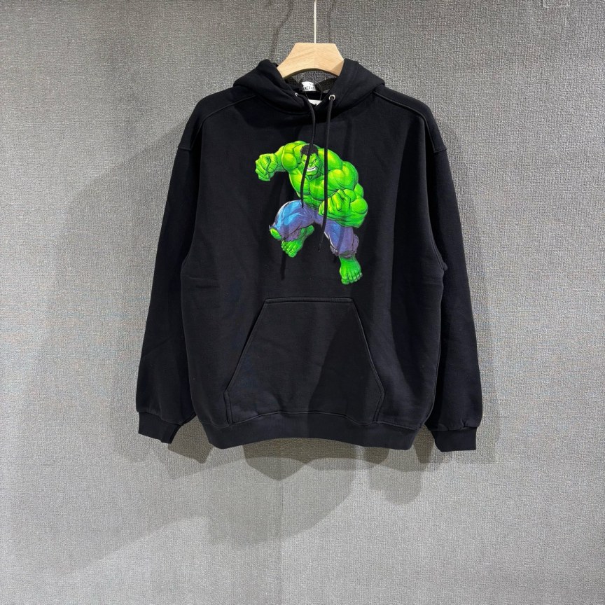 未使用 Balenciaga/巴黎世家 (pm)绿巨人帽衫卫衣 带吊s码/6507