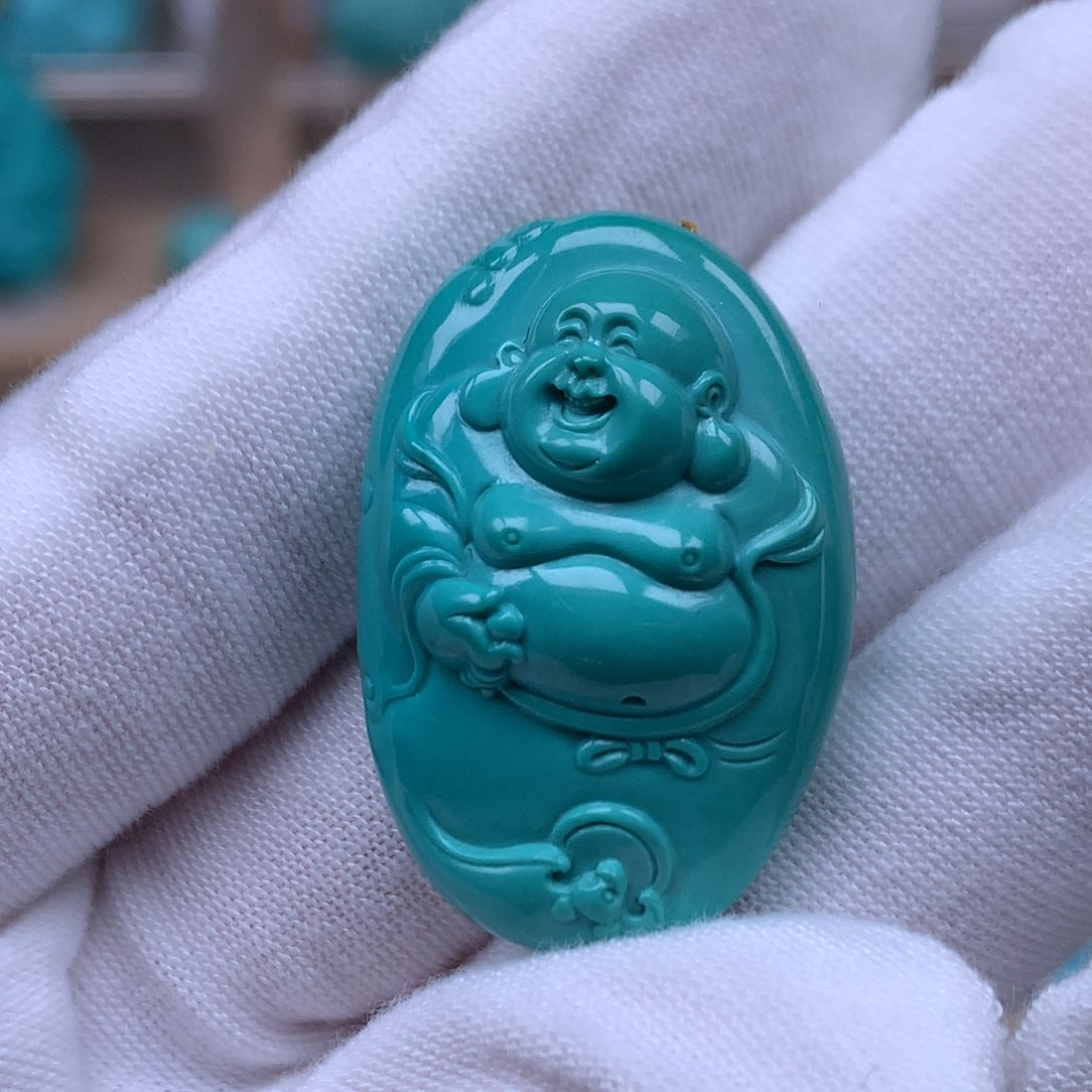 绿松石未镶嵌绿松石精品配饰