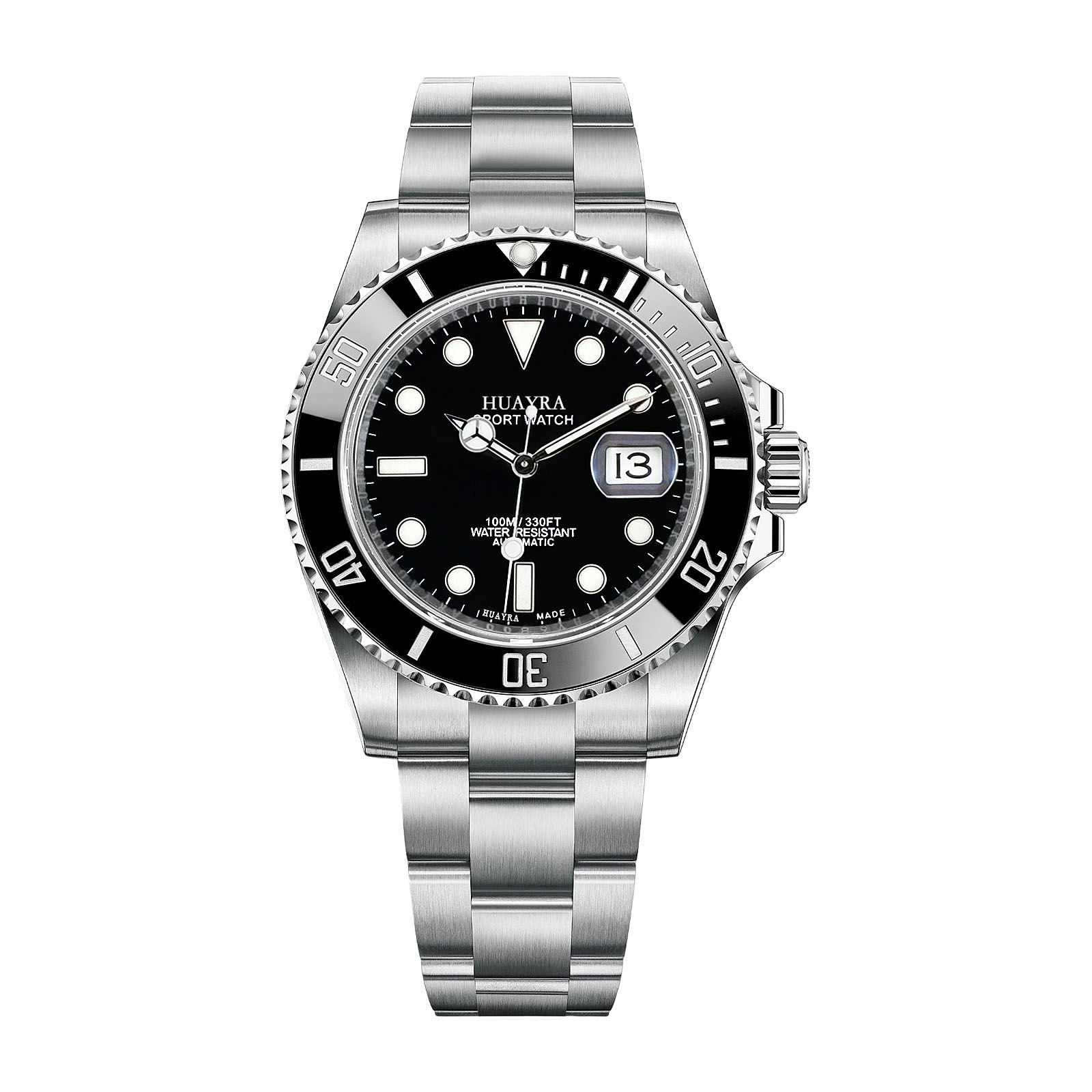 【HUAYRA】高奢男士夜光/全新男士自动机械腕表097