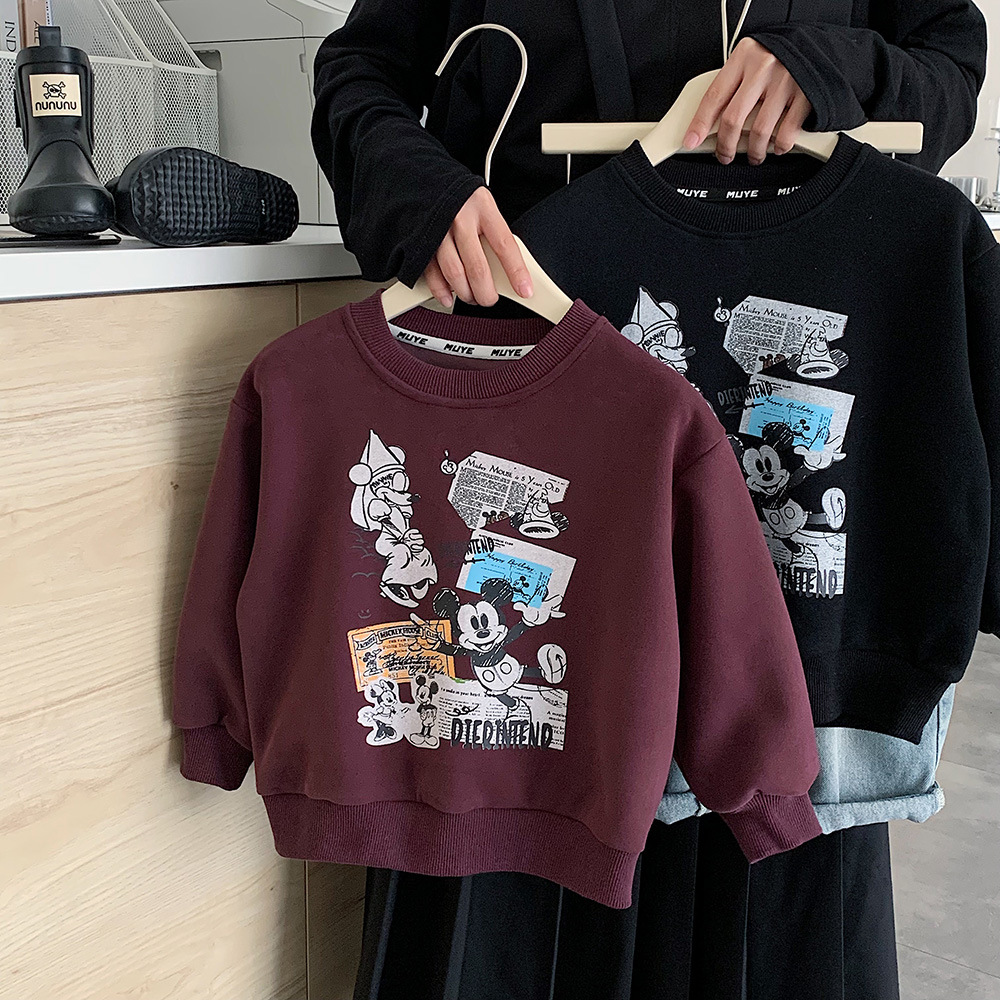 【多多】秋季童装儿童服饰可爱卡通卫衣男女童韩版套头衫上衣