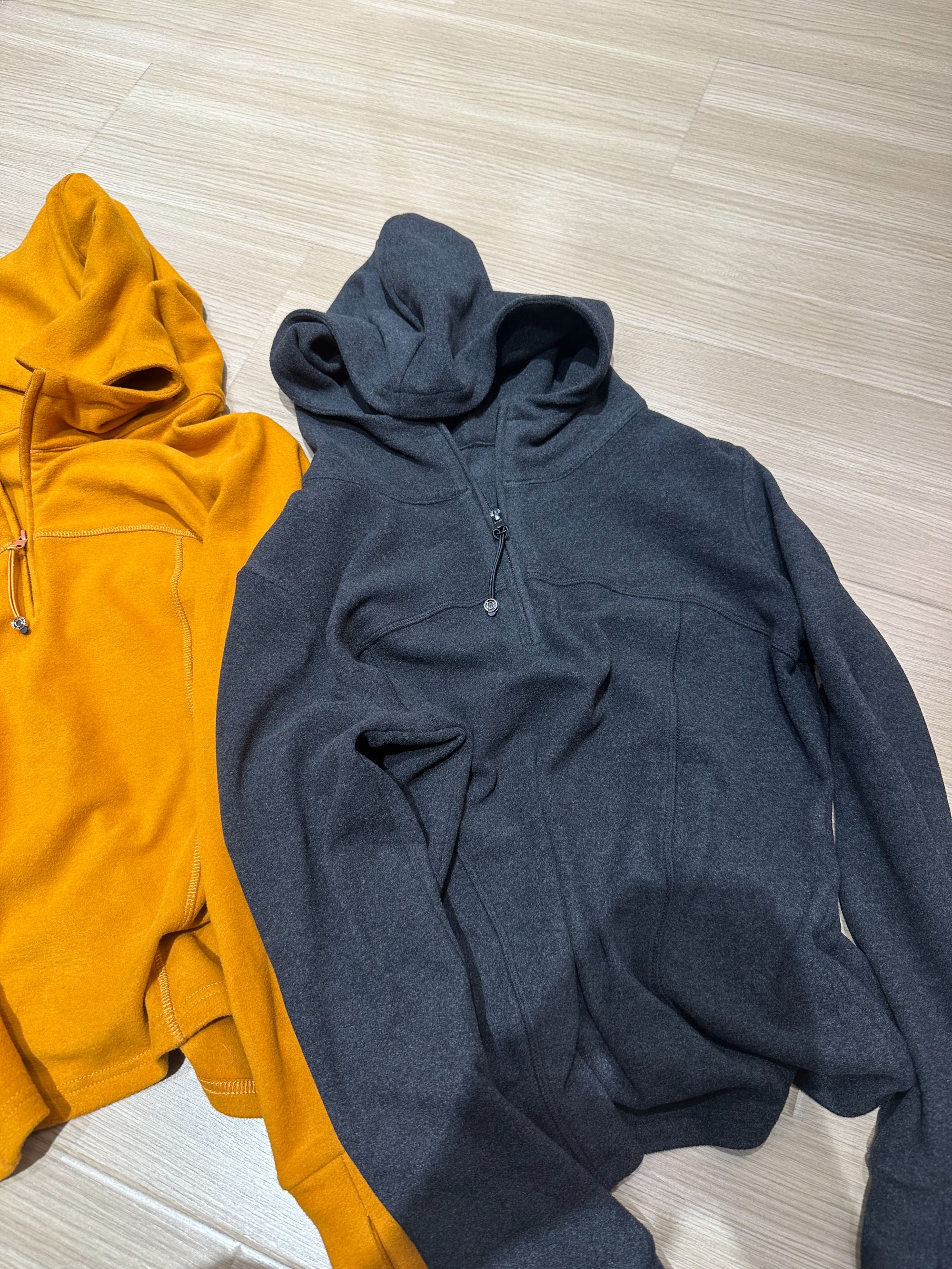 《日落日出》半拉链连帽套头纯色休闲磨毛上衣T女