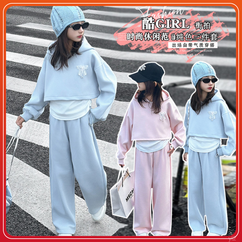 潮流套装女童洋气套装洋气新款12女大童春款5126-12岁儿童到5岁20