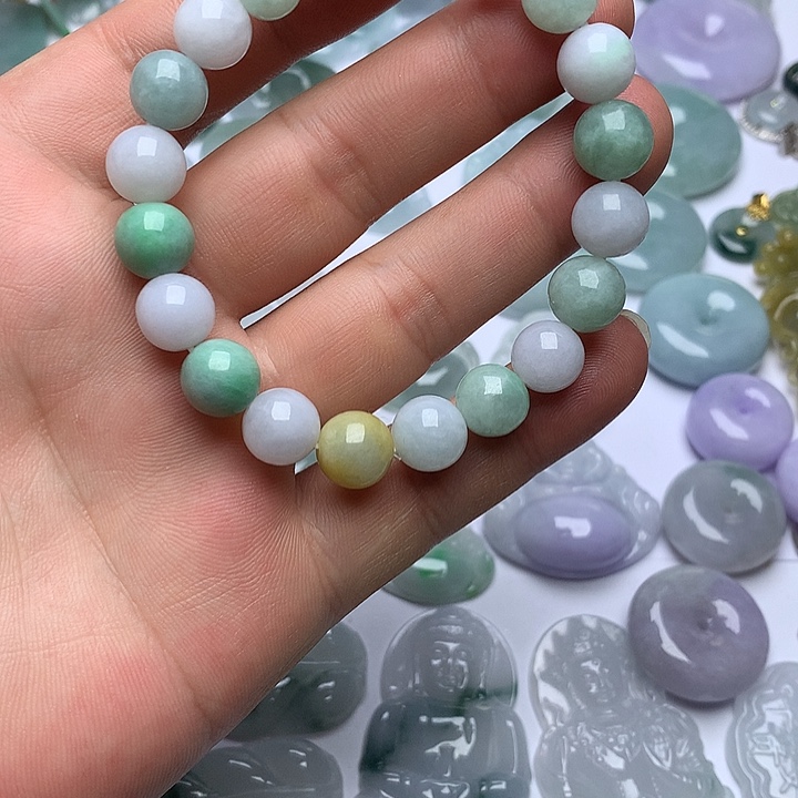 翡翠未镶嵌颈饰天然翡翠