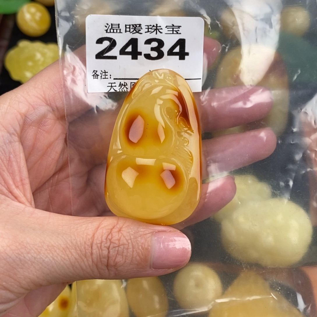 琥珀未镶嵌珠宝奇石裸石