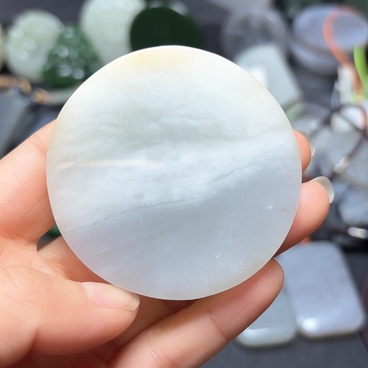 和田玉珠宝半成品未镶嵌