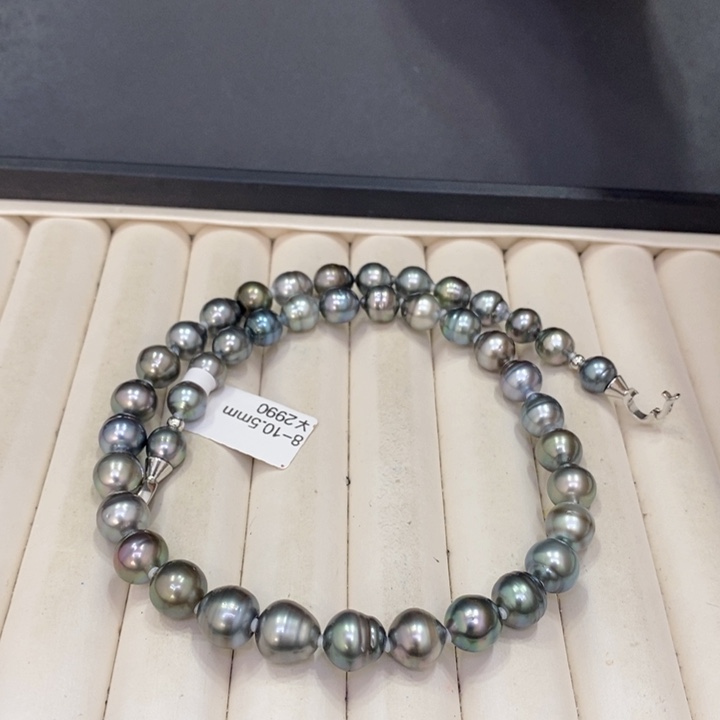 未镶嵌海水珍珠颈饰?****?大溪地项链8-10.5瑶