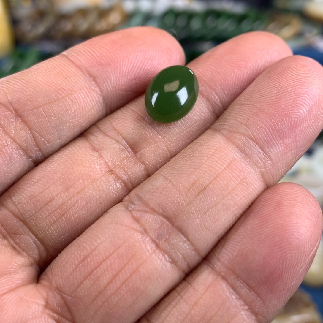 三***贝和田玉（碧玉）未镶嵌戒指