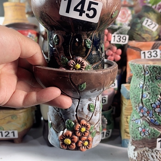 红陶多肉植物花盆