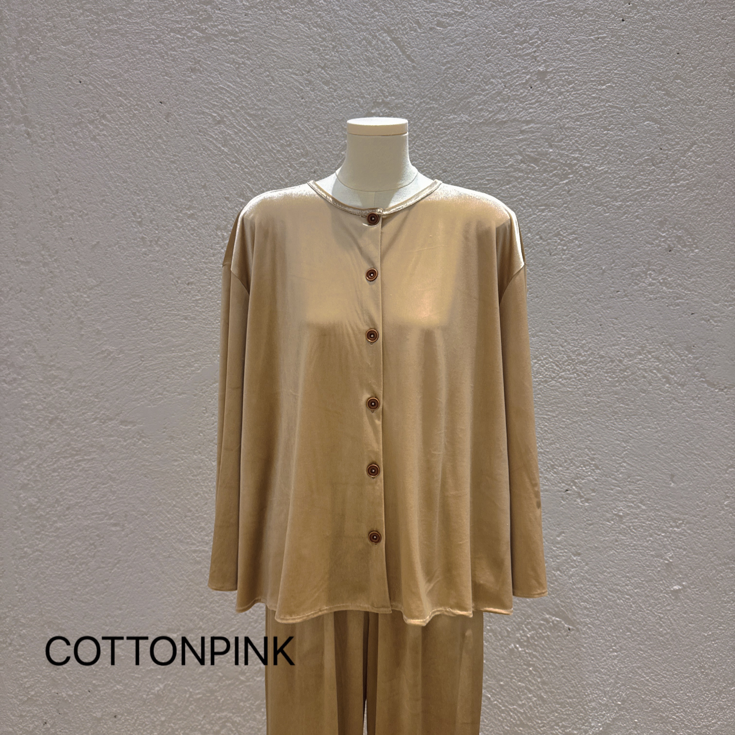 COTTONPINK女装秋冬潮流时尚丝绒衣服女