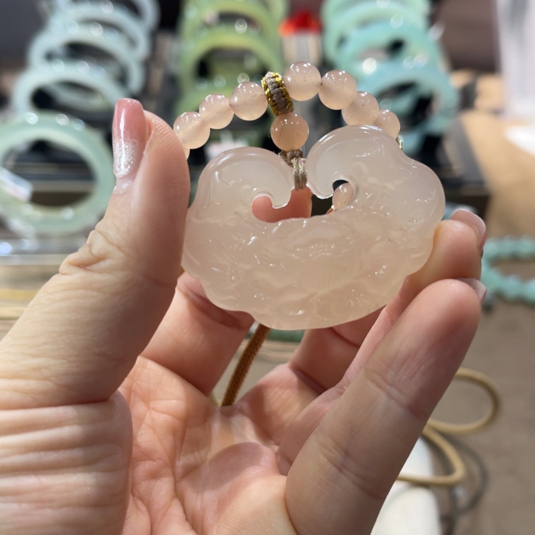 蛇纹石玉手镯未镶嵌妞****～