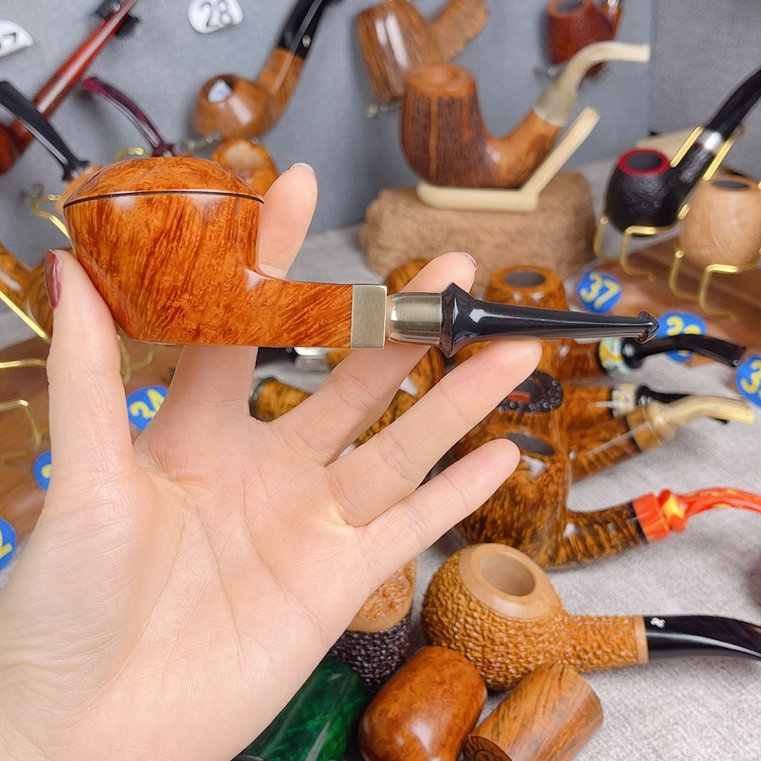 老***客石楠木烟斗牛头3毫米