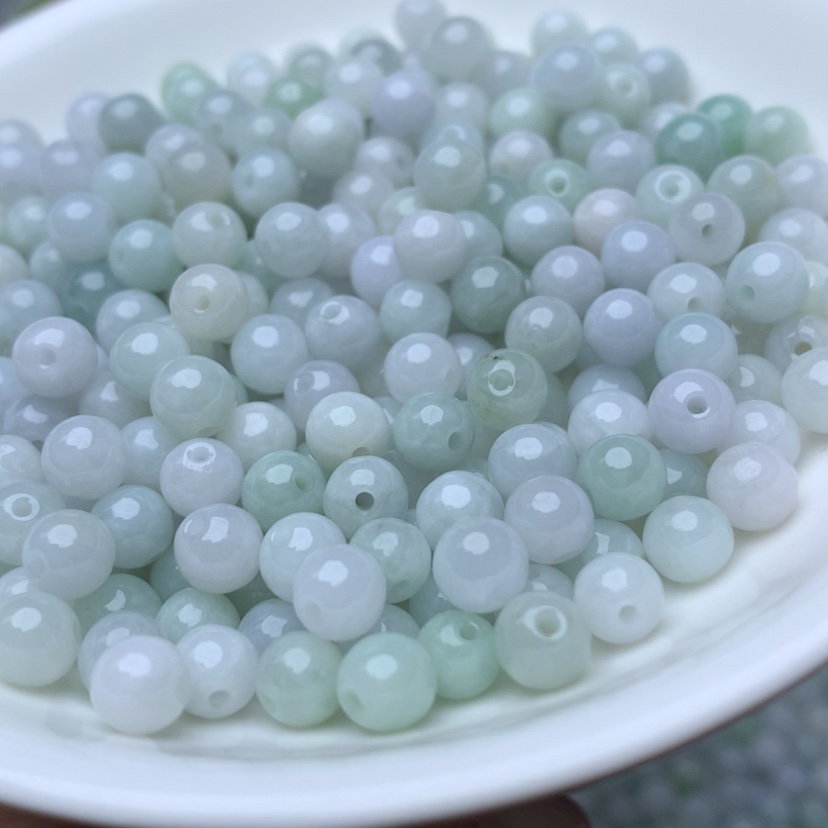 【闪购商品】未镶嵌手链翡翠卡6冰绿白100个