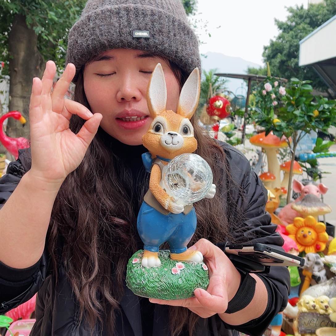 【闪购商品】无铅玻璃花园摆件&000&