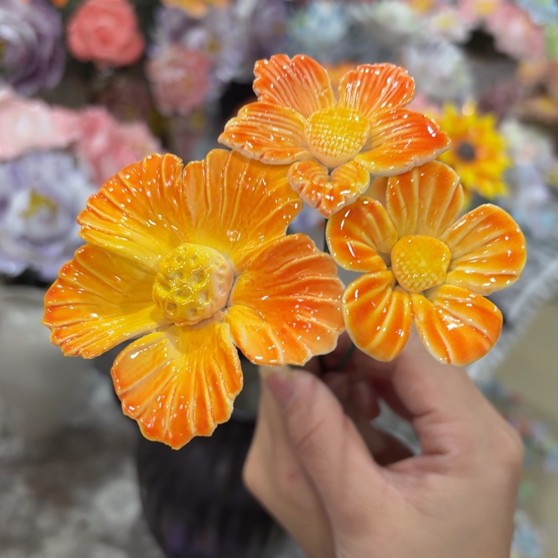 陶瓷花拍满20元发货，退款拉黑