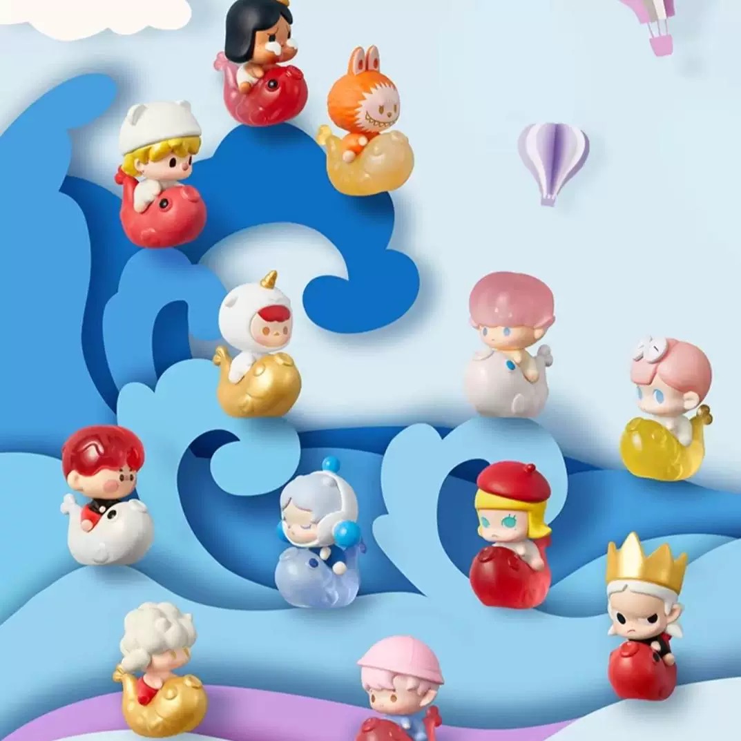 遇见锦鲤萌粒-盲盒手办泡泡玛特