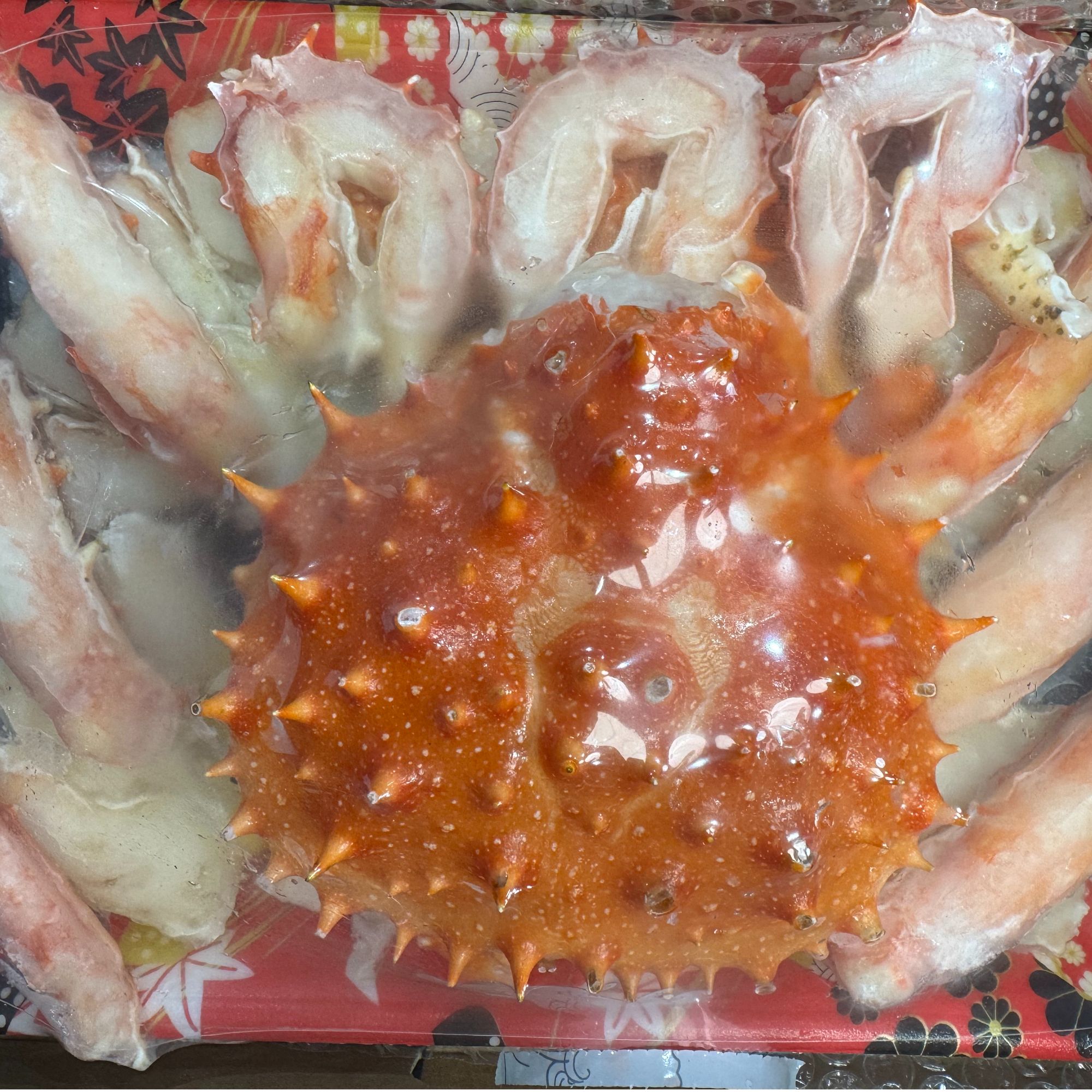  熟冻帝王蟹拼盘 全国顺丰发货  上海发货 